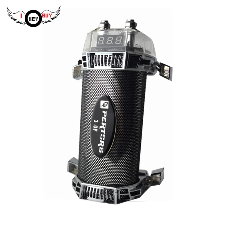 I Key Buy High-Quality 3.0 Farah Capacitance Car Audio Speaker Amplifier Capacitor Storage Regulator With Indicator I Key Buy High-Quality 3.0 Farah Capacitance Car Audio Speaker Amplifier Capacitor Storage Regulator With Indicator
