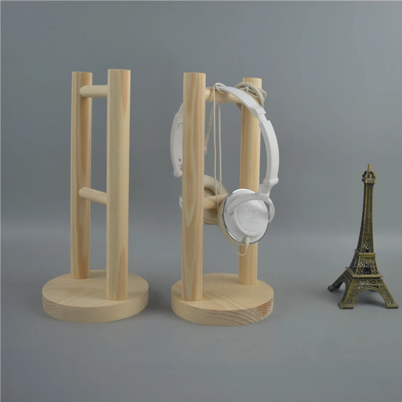 Прочная деревянная подставка для наушников/настольная вешалка дисплея подходит