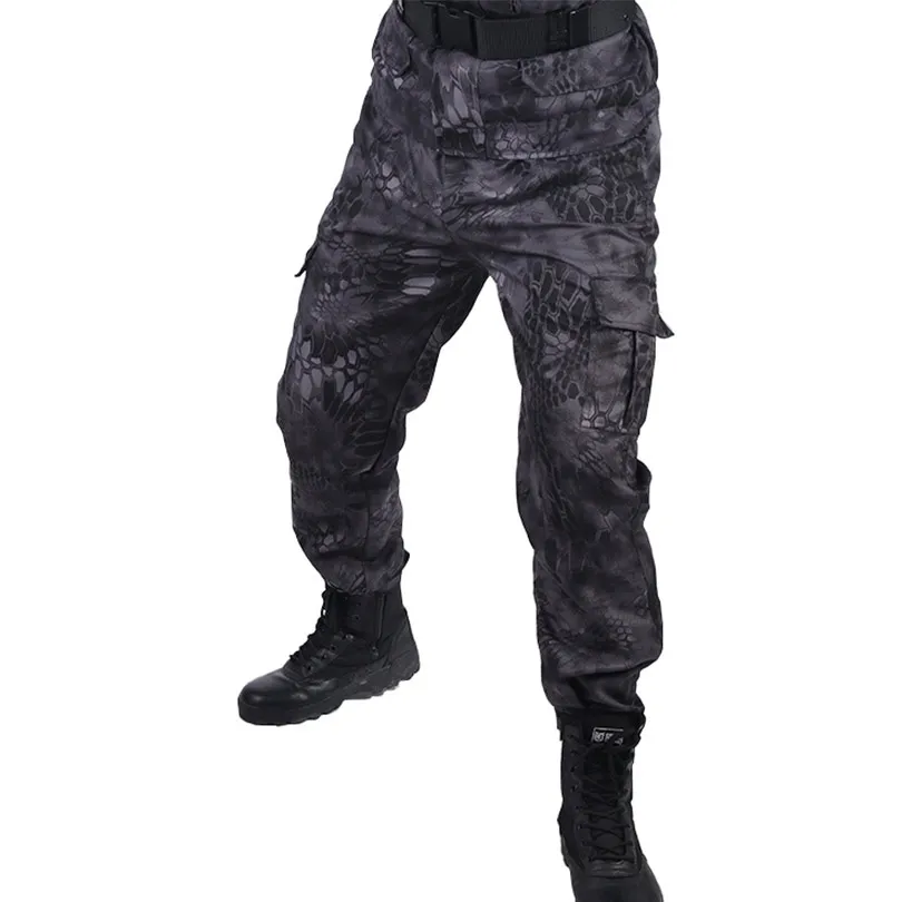 pants Лесной камуфляж штаны-карго для мужчин Военная Униформа тактический полиции работы мотобрюки спецназ армейская камуфляж брюки для девоче - Цвет: pants