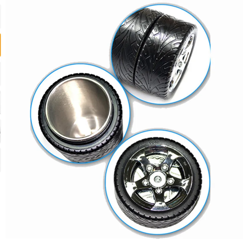 Бесплатная доставка термос из нержавеющей стали кружка в стиле шин для кофе