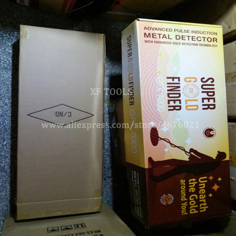 GFX7000 Супер чувствительный металлоискатель Treature Hunt Long Range Deep Gold Mining Finder импульсная