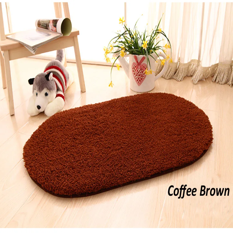 1 шт. бесплатная доставка Овальный Домашний напольный коврик для гостиной