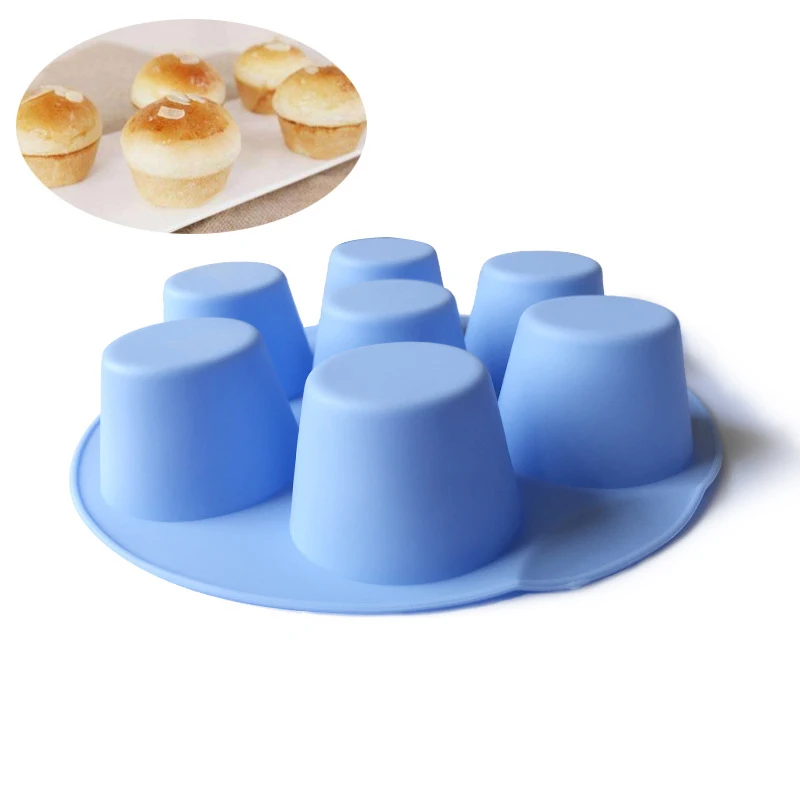 7 чашек силиконовые мини для капкейка Форма Маффин силиконовая форма рукоделия в