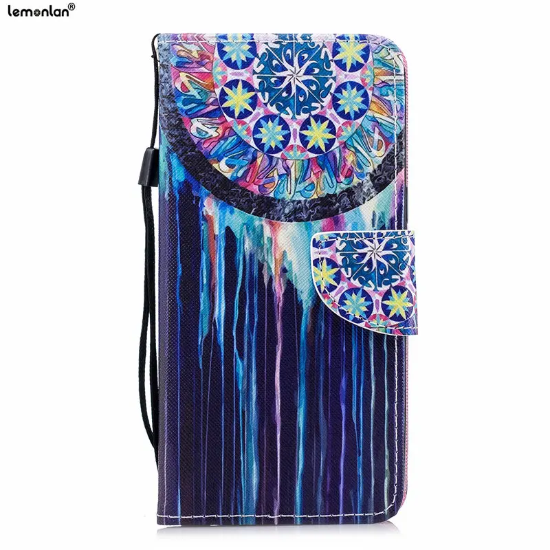 Lemonlan для Fundas OnePlus 5t чехол Модный окрашенный кожаный бумажник флип телефона
