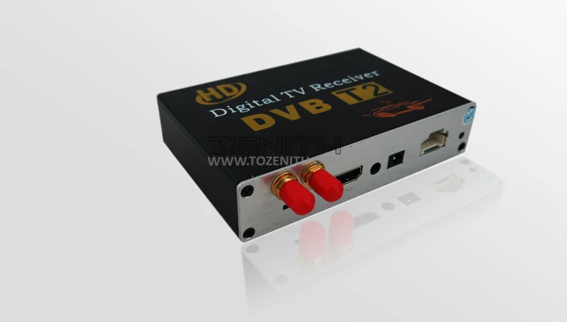 ZENISS автомобильный DVB-T2 ТВ приемник двойной тюнер для автомобиля dvd высокоскоростной mpeg4 Автомобильный цифровой DVBT2 тюнер авто мобильный DVB-T приемник