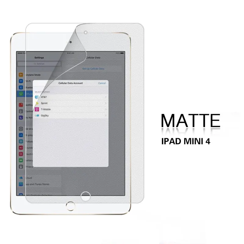 Глянцевая Прозрачная HD пленка для APPLE Iphone Ipad Mini 3 4 A1538 A1550 A1599 A1600 7,9 Матовая Антибликовая Защитная пленка для экрана - Цвет: 3PCS MATTE Mini  4