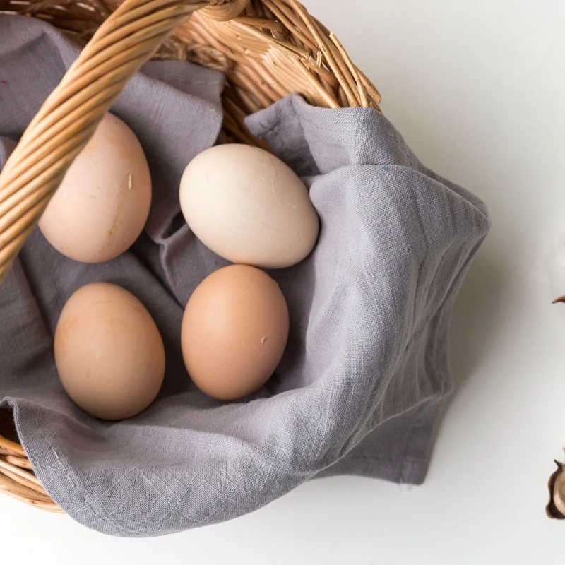 10 шт. декоративные салфетки из хлопка и льна 30 х40 см | Дом сад