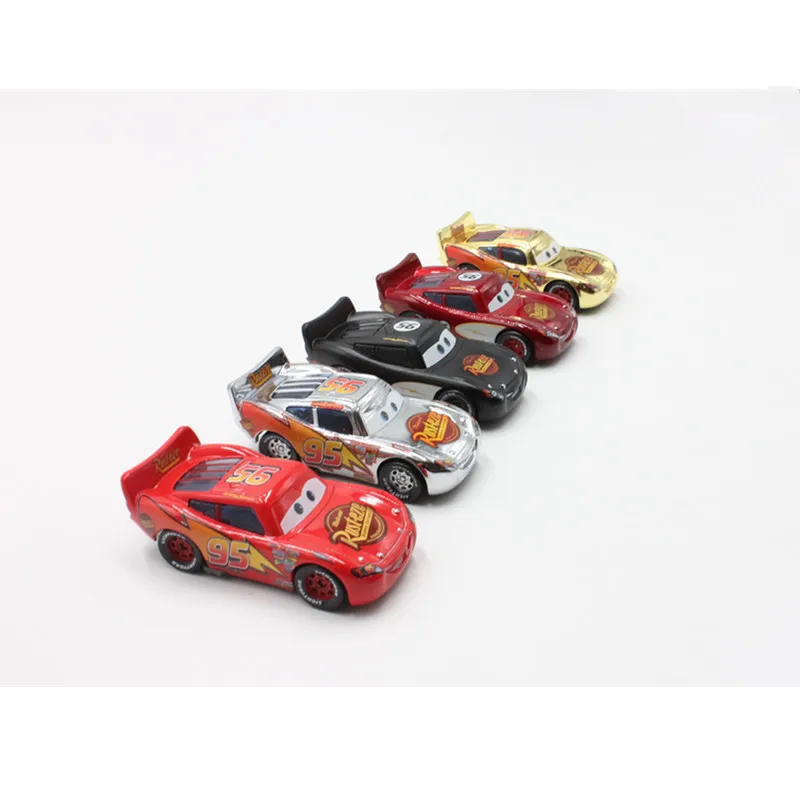 Автомобили Дисней Pixar 5 шт. разные версии No.95 Lightning McQueen литые под давлением машины