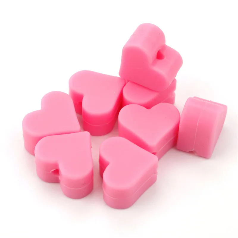 50 шт. Силиконовые Прорезыватели для зубов Bpa Free15MM Beads Baby Chews кулон в виде игрушки для режущихся зубов Diy пустышка цепь уход за ребенком