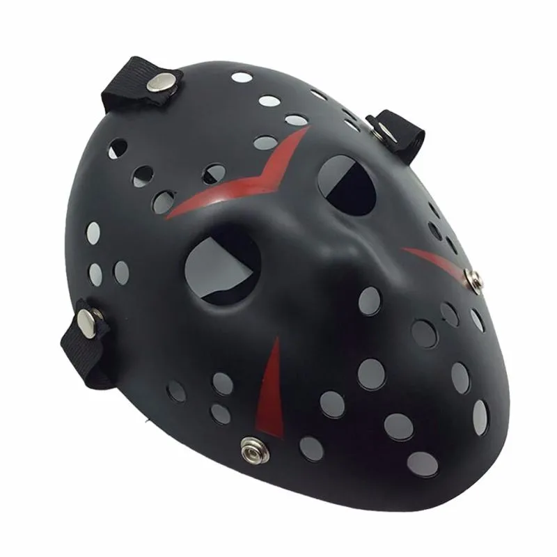 Черный Черная пятница № 13 Jason Voorhees Фредди хоккейный фестиваль вечерние маскарадные маски на Хэллоуин - Цвет: Черный