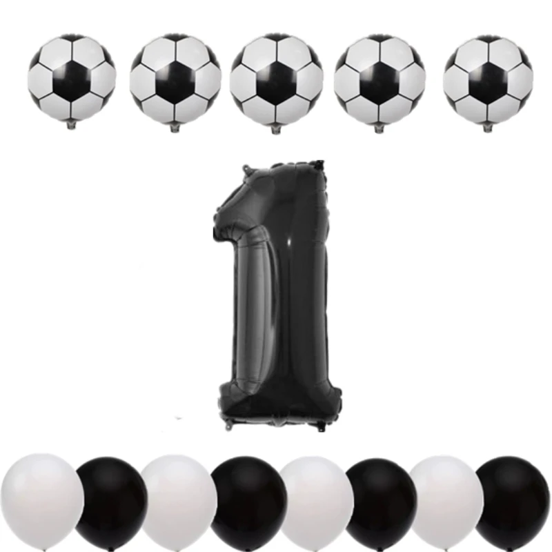 Набор воздушных шаров из фольги с цифрами 14 шт.|Воздушные шары и аксессуары| |