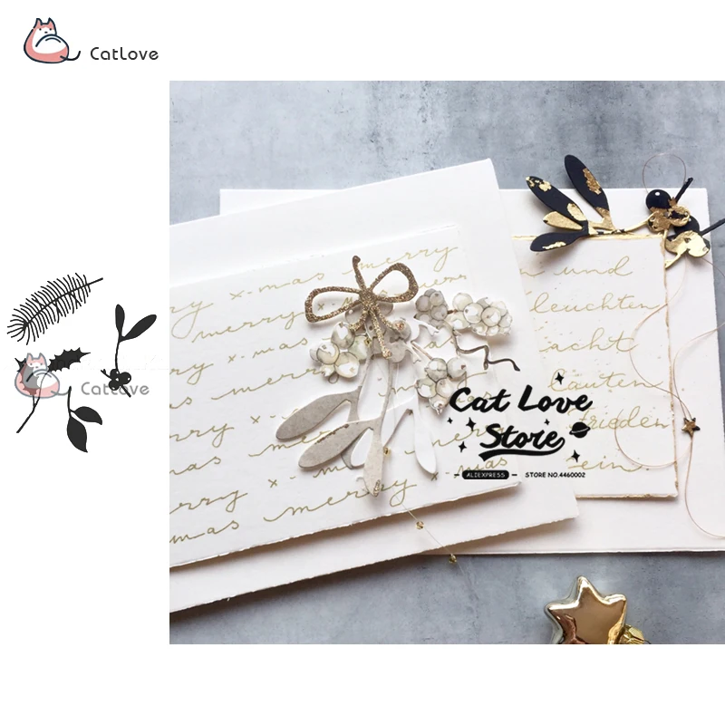 Травой лист растения металла резки штампы трафареты для DIY бумажные карточки