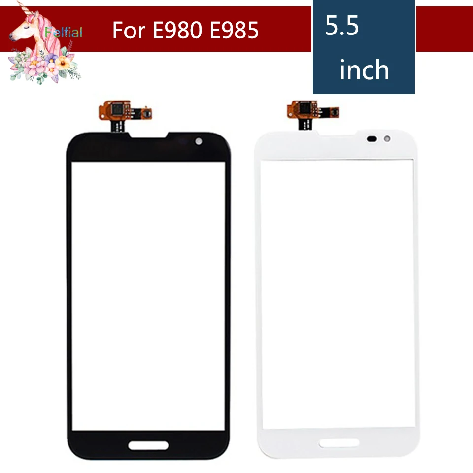 10 шт./лот высокое качество для LG Optimus G Pro E980 E985 E988 F240 сенсорный экран дигитайзер