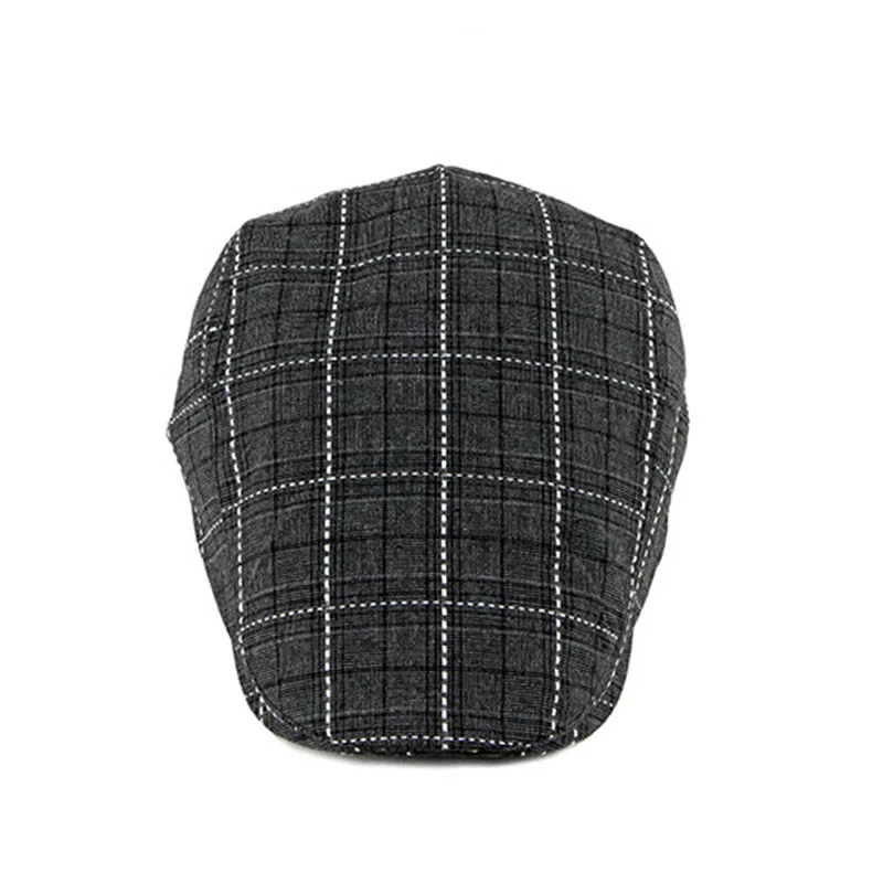 Fibonacci Spring Summer Fashion Newsboy Caps women's men's beret hats for men top quality grid flat caps | Аксессуары для