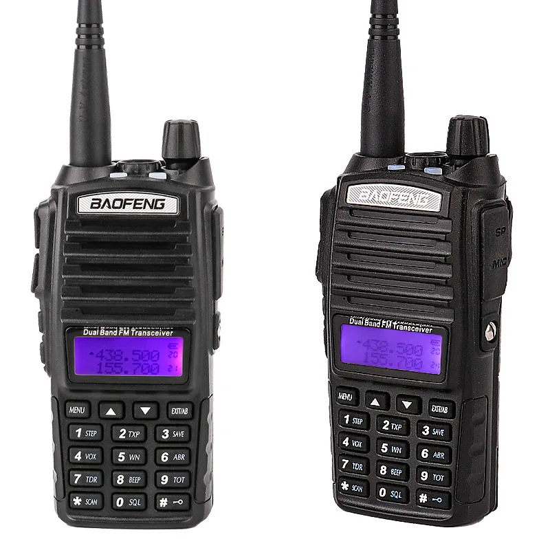 2 шт. BaoFeng UV-82 cb радио портативная рация для автомобиля для охоты, альпинизма, удобная станция, приемник, двухсторонний радиоприемник, дальний радиус действия 10 км