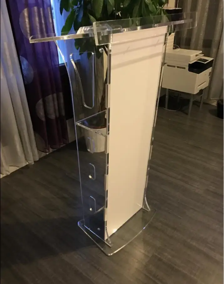 Church Pulpit Acrylic Clear Podium Lectern Cheap No microphone included | Мебель
