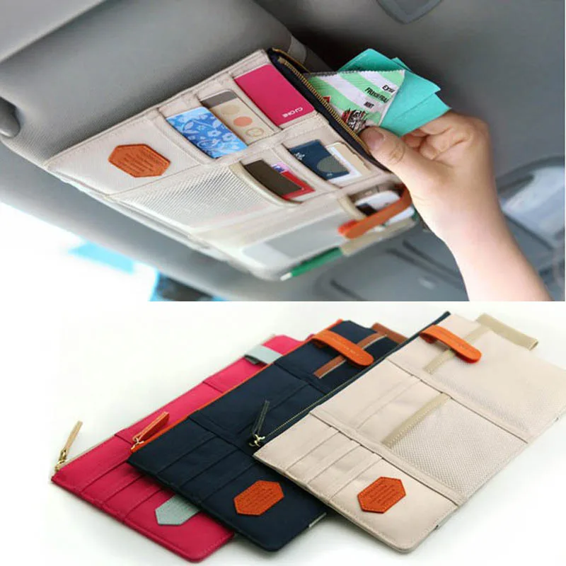 Многофункциональная сумка для хранения солнцезащитных козырьков папка карт