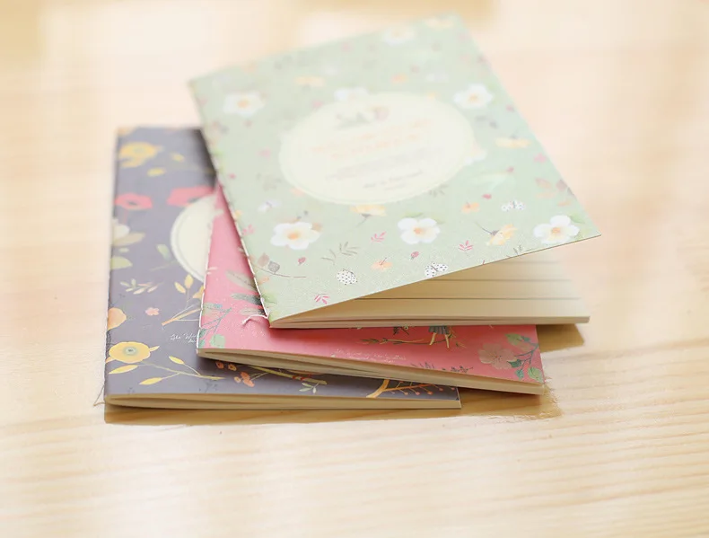 20 шт. ; корейский цветок и птица карманы 12*8,5 см Memo Pad для ноутбуков корейский канцелярские принадлежности, стиль Канцелярские Школьные Инструменты