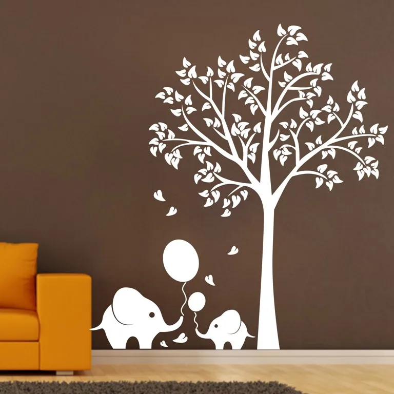 Пользовательские высококачественные большие наклейки на стену с изображением