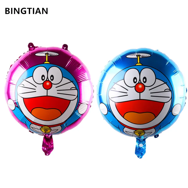 BINGTIAN Doraemon фольги воздушный шар День рождения воздушные шары украшения для