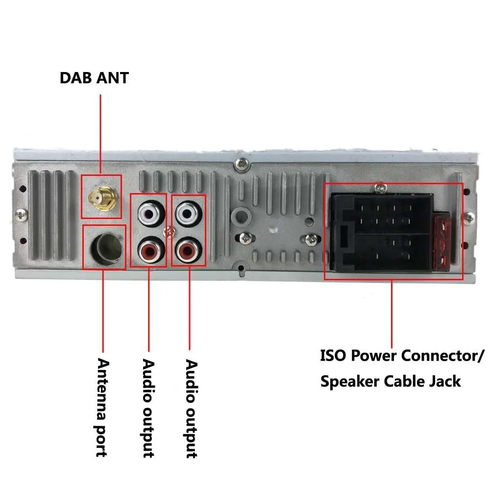 12 В Bluetooth Авторадио DAB + приемник 1 Din автомобильное радио стерео Поддержка AM FM RDS USB