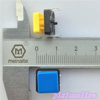 1pc j090y yellow push button switch for diy model making and circuit making high quality on sale
