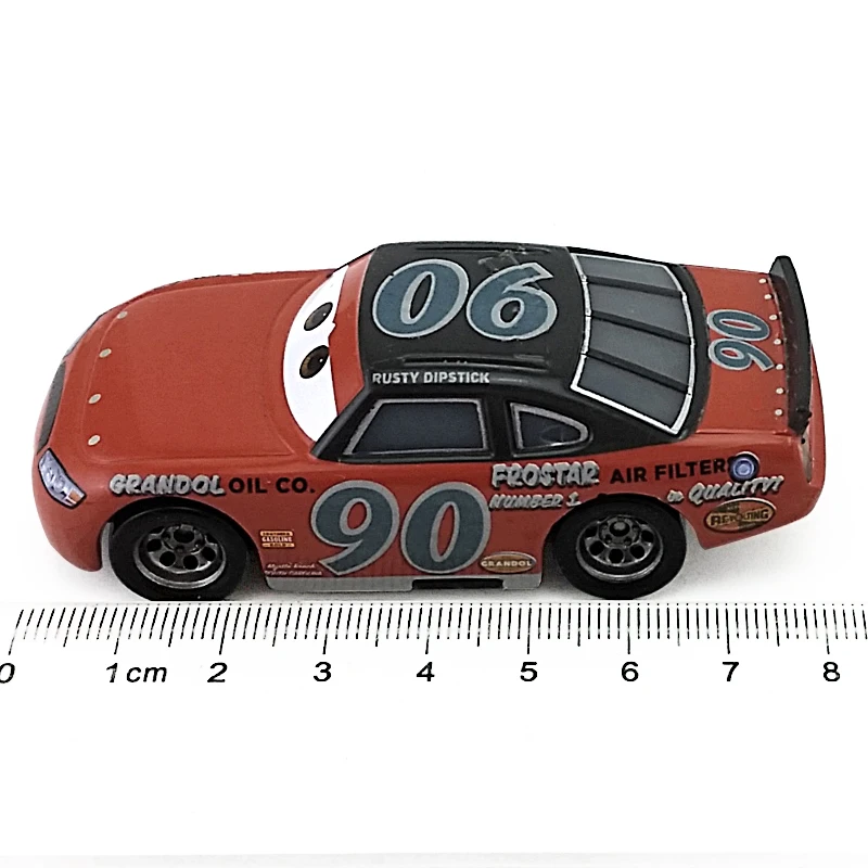 Disney Pixar Cars 3 No.90 Ponchy Wipeout Thomasville Racing Legends 1:55 литья под давлением металлическая