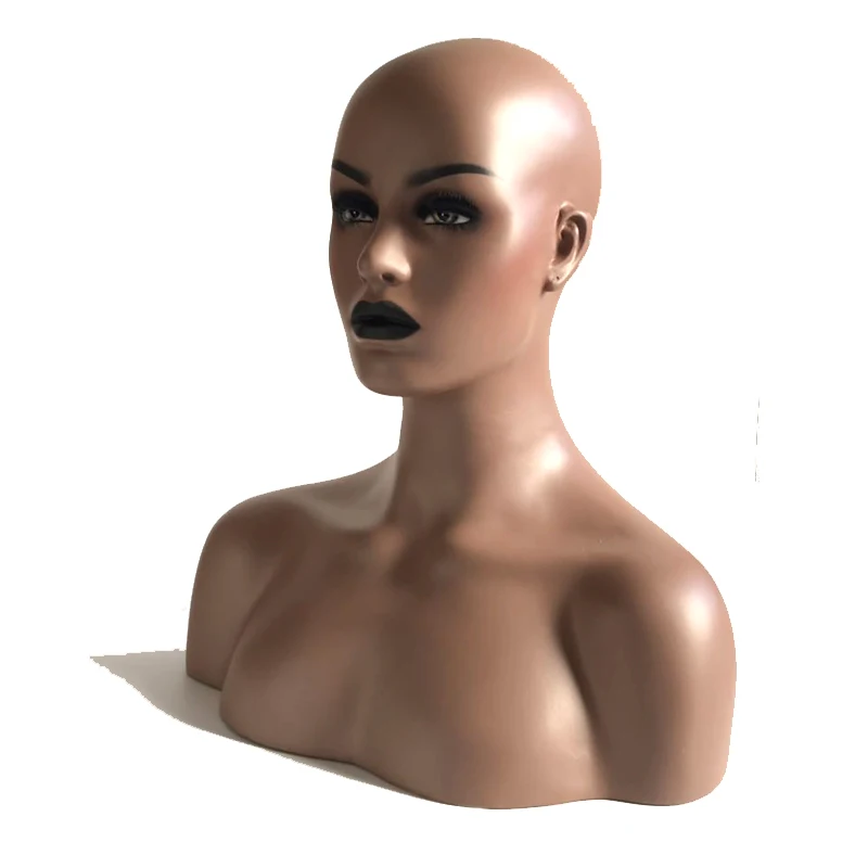 США 1 шт. роскошный женский реалистичный манекен голова искусственный парик