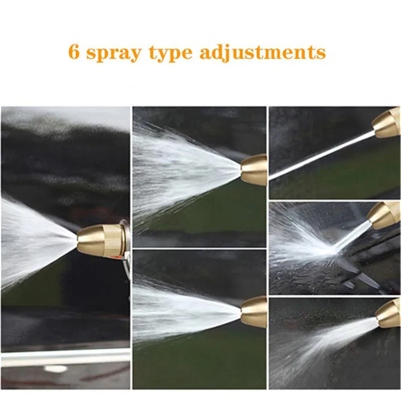 Selling Retractable Garden Watering Hose Wear-Resistant flexible Garden Hose 16 FT-100FT Car Wash Weapon Nozzle For the Garden