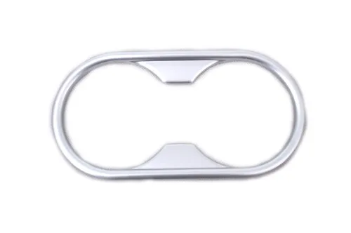 Матовая хромированная Внутренняя крышка подстаканника для Audi A4 B9|cup holder cover|trim