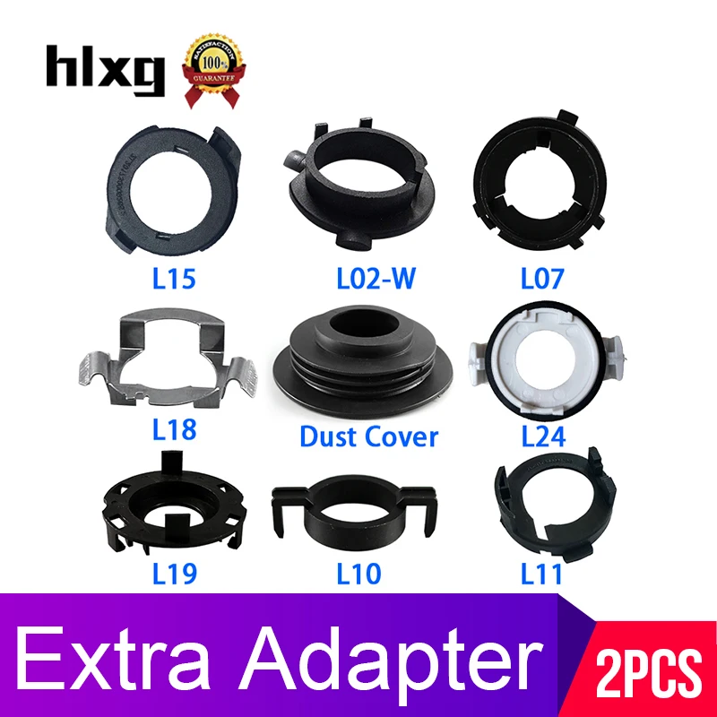 Hlxg 2 шт. LED H7 держатель лампы адаптер база автомобильный фар для KIA Mitsubishi Mercedes Benz Ford