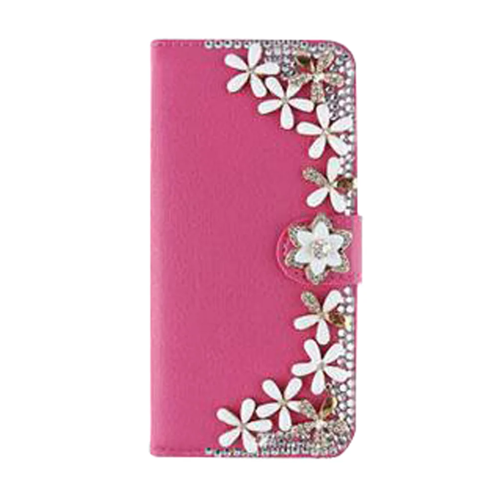 Purse Flip Card Pouch Stand Crystal Diamond Rhinestone Cover Case For Meizu Meilan 5 |