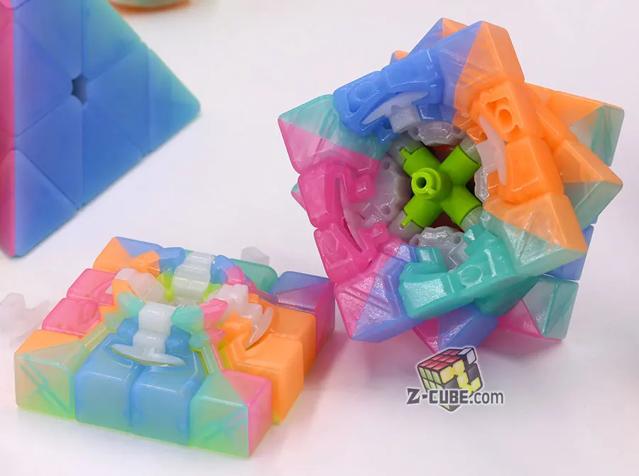 Magic cube Puzzle QiYi 2x2 3x3 4x4 5x5 странной формы Пирамида перекос Marstermorphix SQ1 квадратный-1 брелок прозрачные cube