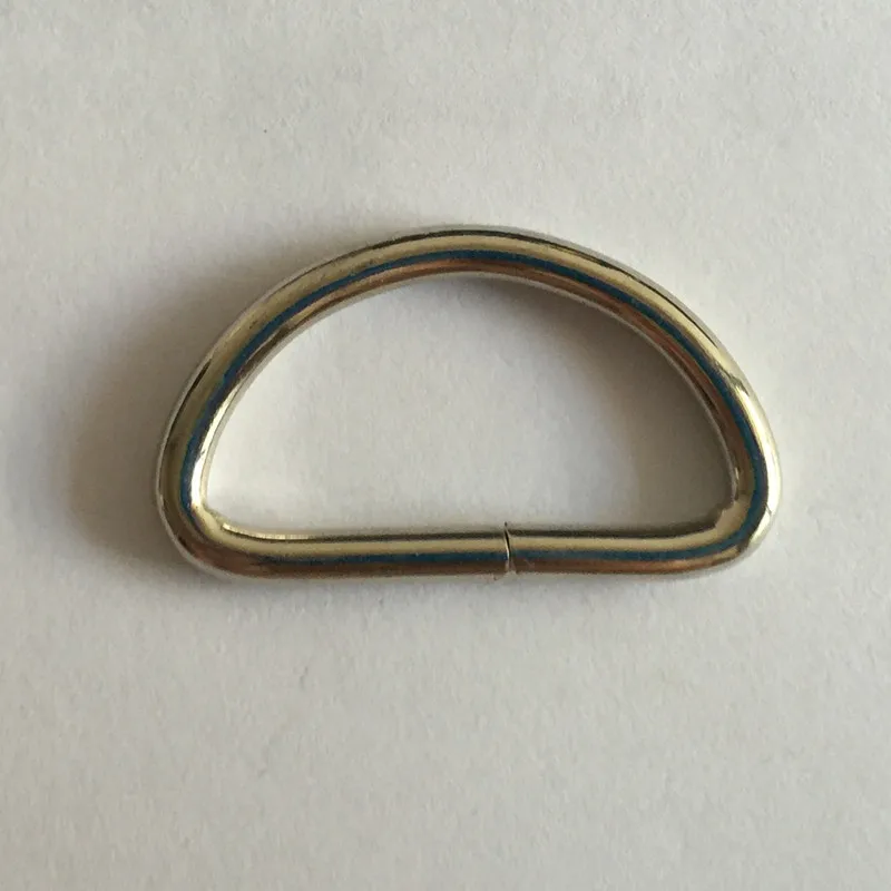 (1 шт./лот) 30мм металлическая пряжка в форме буквы D. Металлическое кольцо пряжки D. Полукруглая кнопка. Крепление для сумок и рюкзаков для альпинизма.