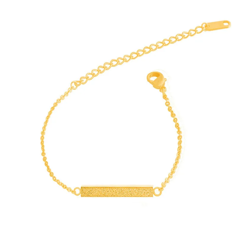 Цвета: золотистый серебристый Цвет крошечные бар Браслеты и браслет для друга