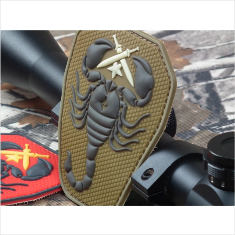 SCORPION UNIT 3D PVC US ARMY USA MILITARY TACTICAL FOREST MORALE PATCH | Дом и сад