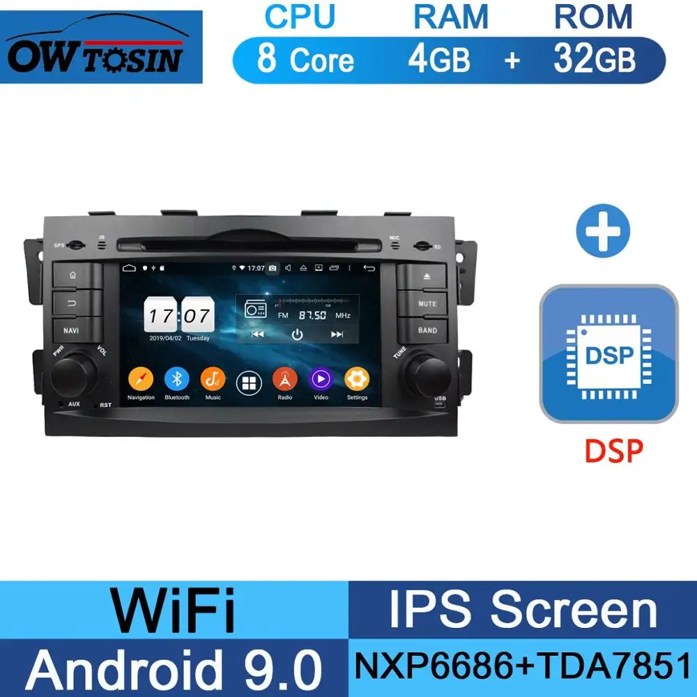32G DSP " ips Octa 8 ядерный 4 Гб ОЗУ+ 64 Гб ПЗУ Android 9,0 Автомобильный DVD Радио gps Navi для Kia Mohave Borrego 2008- DSP CarPlay Parrot BT - Цвет: 32G DSP