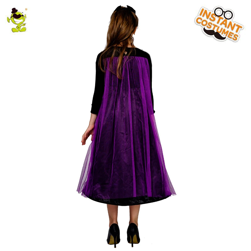 

Carnival Girl's Elegant Medieval Princess Costumes Halloween Role Play Purple Arab Princess Dresses Outfits for Children Kids
