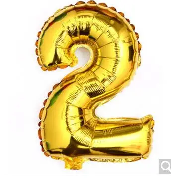 Воздушные шары из алюминиевой фольги цифровой декор для свадьбы 16 дюймов