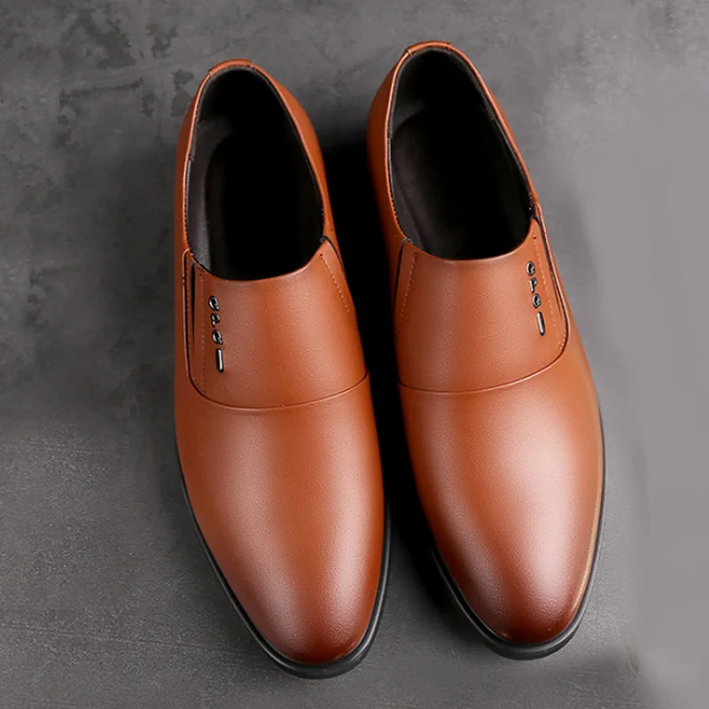 Обувная формальная мужская стильная модная кожаная обувь от