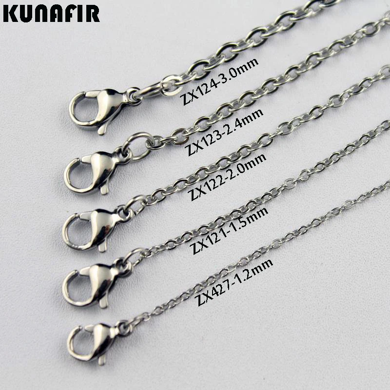 

16"-38" -2mm cross chain stainless steel necklace fashion welding chain sweater chain women lady jewelry 10pcs-500pcs ZX122