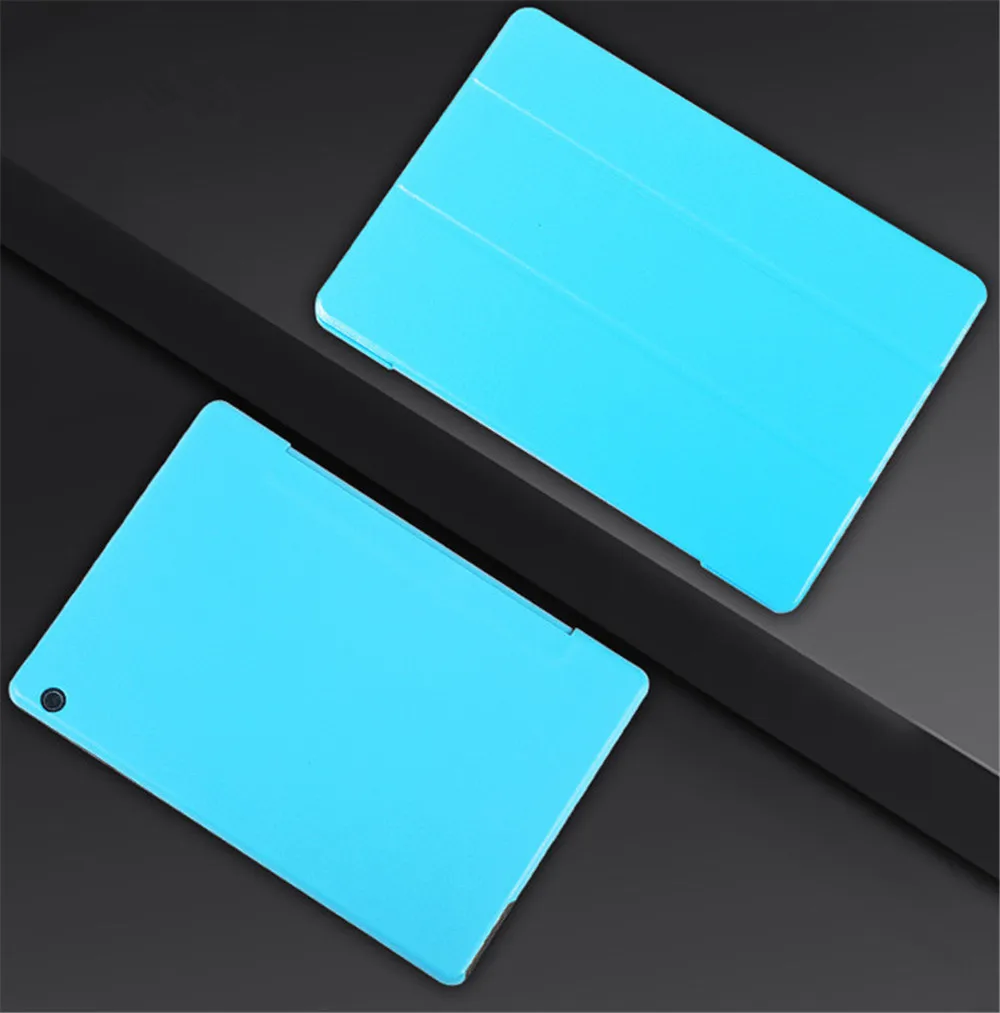 Новый однотонный Ультратонкий чехол-книжка из искусственной кожи для Lenovo Tab M10 10 1