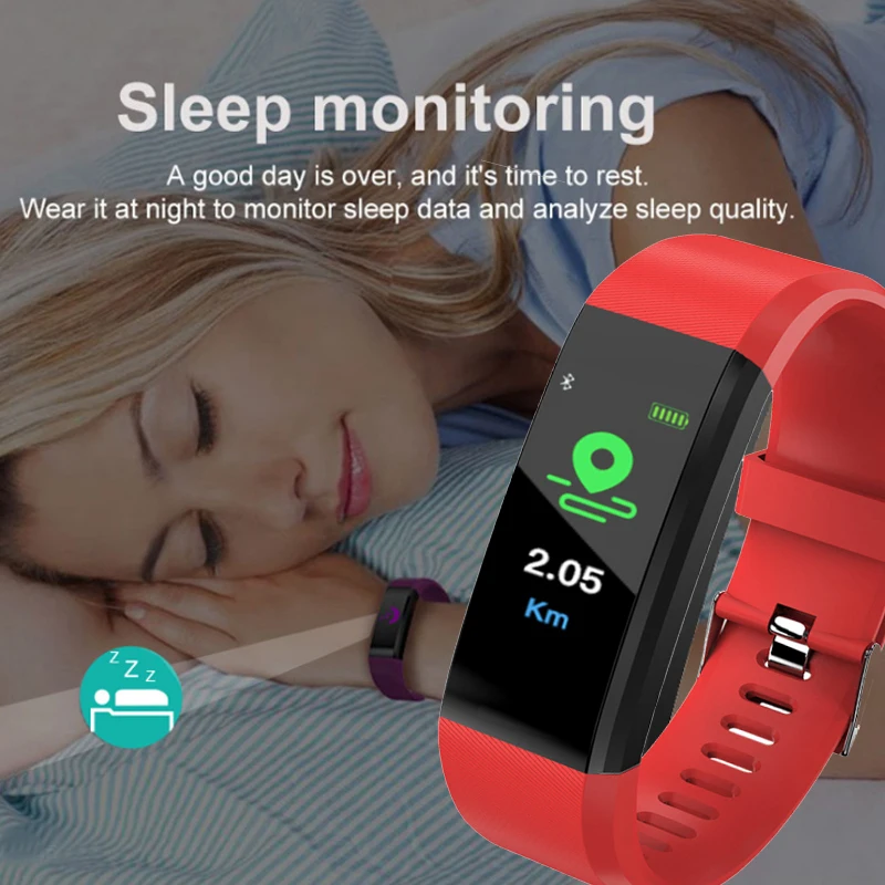 Умные часы с монитором сердечного ритма артериального давления фитнес умные