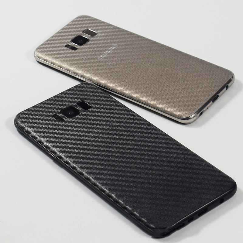 Прозрачная декоративная задняя пленка из волокна для Samsung Galaxy S8 Plus мобильного