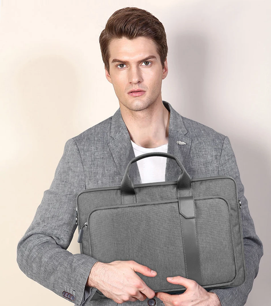 

WIWU 2019 Water-Proof Notebook Bag for Dell XPS 15 Computer Bag Fashion Nylon Laptop Bag for Macbook Pro