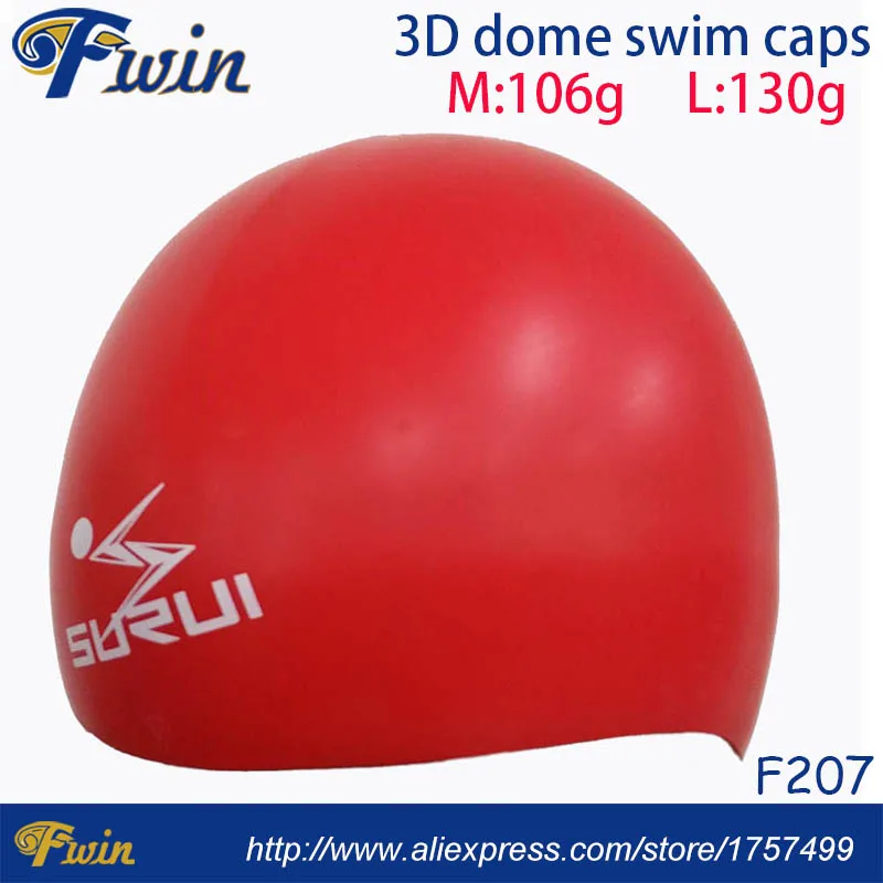 Двухсторонняя 3d Трехмерная шапочка для плавания обычная Удобная купольная