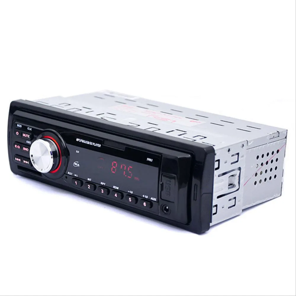 5983 автомобильный стерео аудио FM Aux вход приемник SD USB MP3 WMA радио плеер 1 DIN