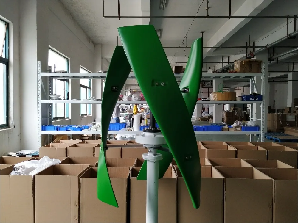 600W 12V 24V спиральный ветряной двигатель генератор красный/белый вертикально-осевую ветроэнергетическую установку с вертикальной осью для домашнего использования солнечной энергии с слежением за максимальной точкой мощности/PWM Зарядное устройство контроллера