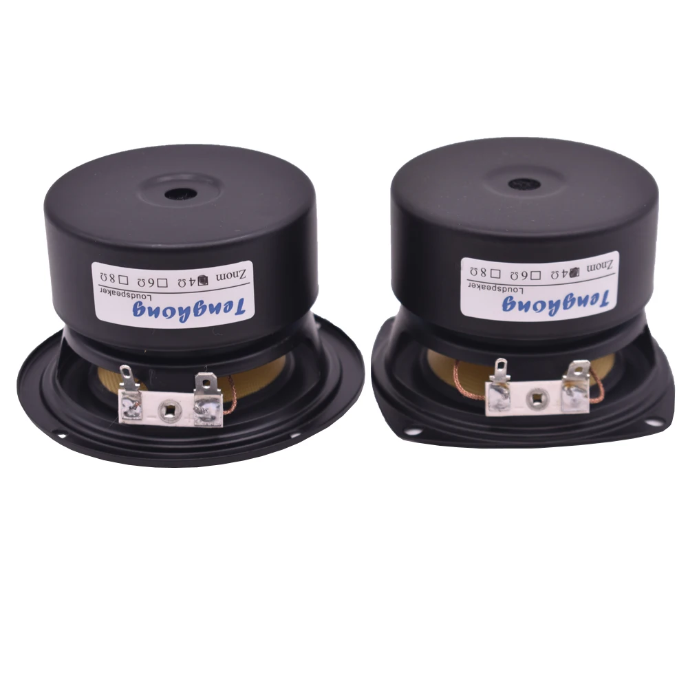Tenghong 1 шт. 3 дюймов стекловолокна аудио Динамик 4/8Ohm 25W СЧ НЧ-динамик громкого Динамик дома Театр Hi-Fi книжная полка Динамик s