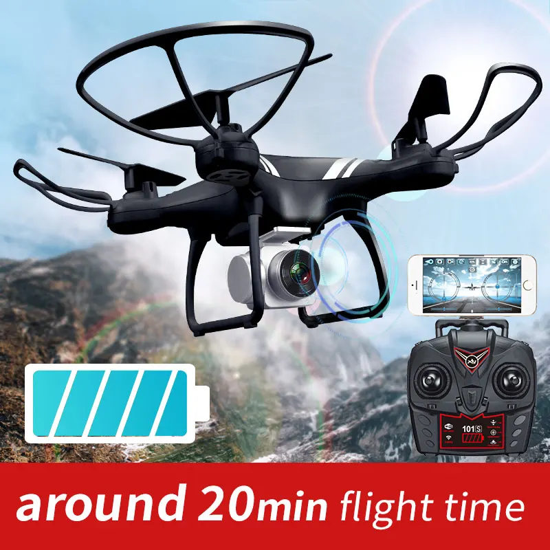 PIP GAMES RC Drone Pro with Camera 1080P 20 min Long Flight Time Fly FPV WIFI Quadcopter Wide Angle PGM061 | Игрушки и хобби